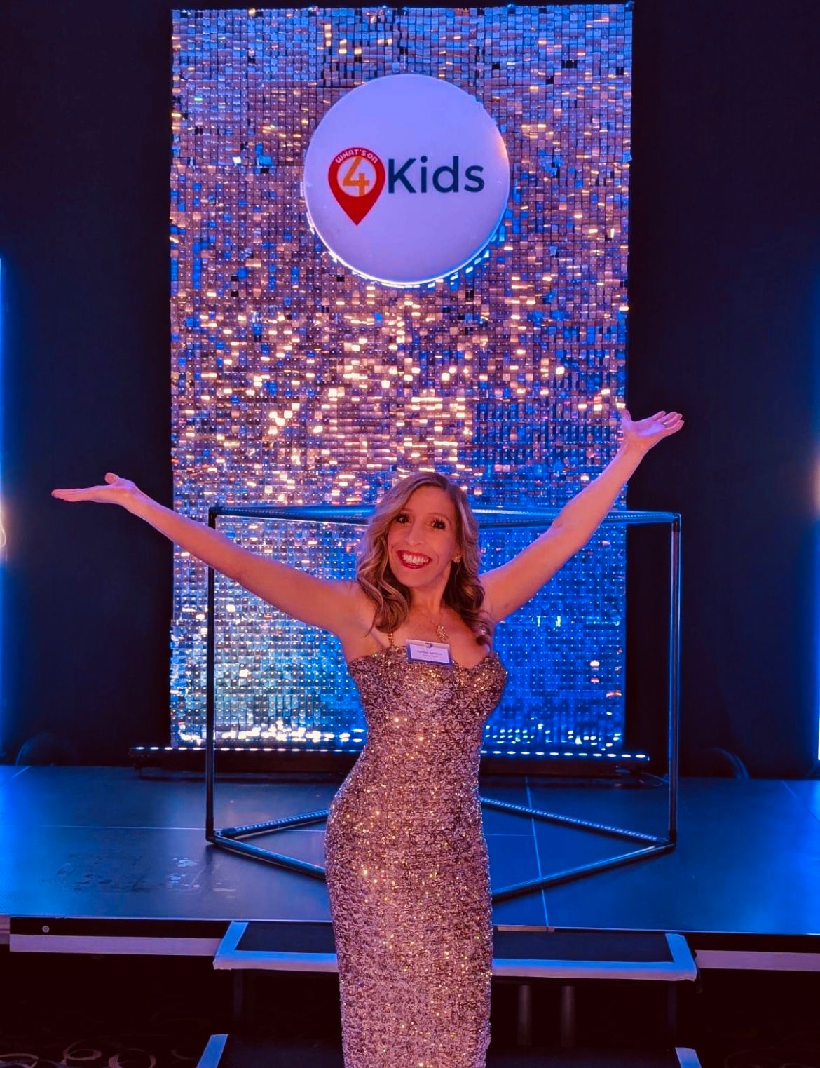 Jen vocal coach at whatson4kids awards